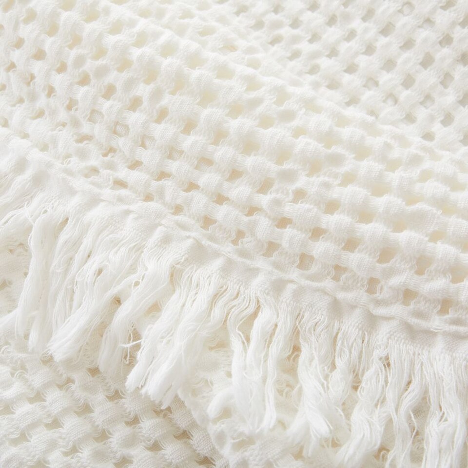 Organic Waffle Blanket West Elm Australia